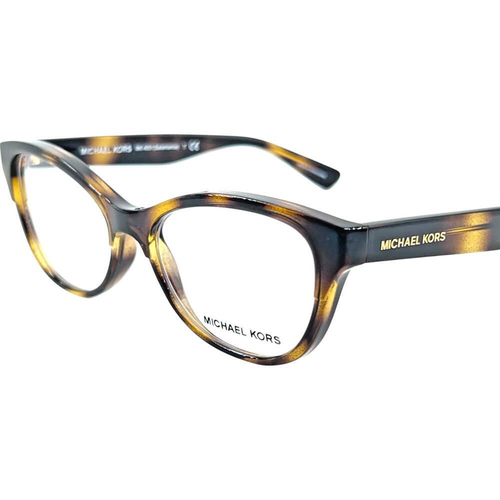 Michael Kors MK4051 Womens Eyeglass Frame Dark Tortoise Brown